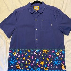 Teddy Fresh Twill Button Up Work Shirt